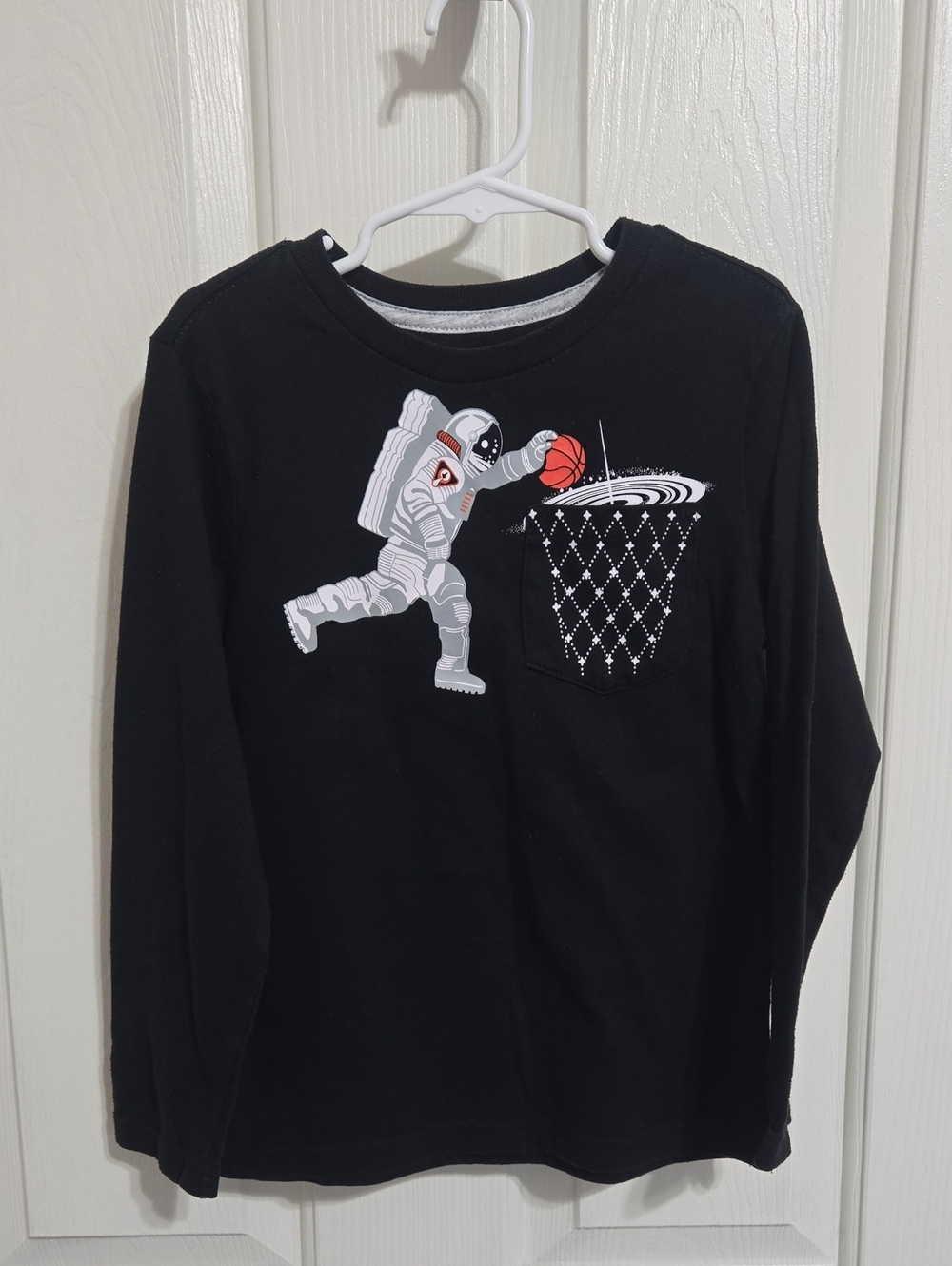 Garanimals basketball astronaut long sleeve shirt